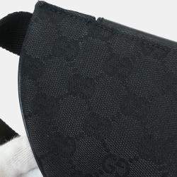 Pre Owned حقيبة خصر غوتشي جي جي سوداء