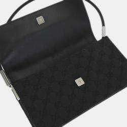 Pre Owned Gucci Black Gg Handbag
