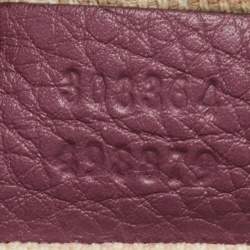 مملوكة مسبقًا Gucci Soho Disco Small Purple Leather Camera Crossbody Bag