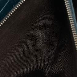 مملوكة مسبقًا محفظة غوتشي جلد نعامة أزرق داكن كونتيننتال