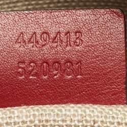 مملوكة مسبقًا حقيبة كروس بودي جلد غوتشيسيما حمراء غوتشي بري