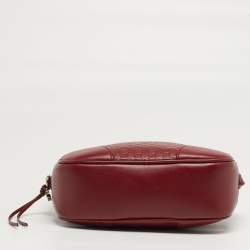 مملوكة مسبقًا حقيبة كروس بودي جلد غوتشيسيما حمراء غوتشي بري