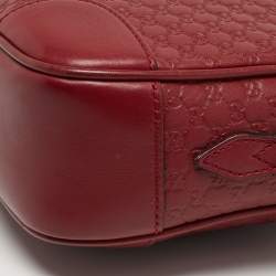 مملوكة مسبقًا حقيبة كروس بودي جلد غوتشيسيما حمراء غوتشي بري
