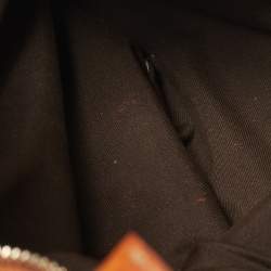 مملوكة مسبقًا Gucci Buckle Brown/Beige GG Canvas and Leather Hobo