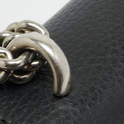 Pre Owned Gucci Crystal Dionysus Mini Black Leather Shoulder Bag