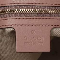 مملوكة مسبقًا حقيبة يد توتس غوتشي سوهو جلد مُحبب ذهبي فاتح بسلسلة متوسطة 