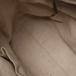 مملوكة مسبقًا حقيبة يد توتس غوتشي سوهو جلد مُحبب ذهبي فاتح بسلسلة متوسطة 