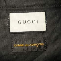 مملوكة مسبقًا Gucci x Comme des Garcons Black/Clear PVC Web Tote 