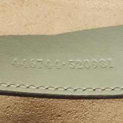 مملوكة مسبقًا Gucci GG Marmont Flap Mini Light Green Matelassé Leather Shoulder Bag