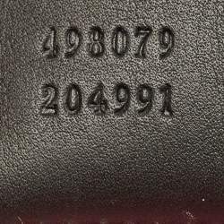 Pre Owned Gucci GG Marmont Black Matelassé Velvet Clutch