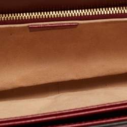 Pre Owned حقيبة كتف غوتشي هورسبيت 1955 قماش و جلد أخضر/بيج GG Supreme 