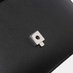 Pre Owned حقيبة غوتشي ساتشل غي جي جلد صغيرة سوداء