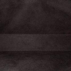 Pre Owned حقيبة غوتشي ساتشل غي جي جلد صغيرة سوداء