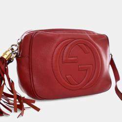 مملوكة مسبقًا Gucci Small Calfskin Soho Disco