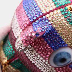 Pre Owned حقيبة كتف غوتشي تيدي بير GG متعدد الألوان