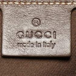 مملوكة مسبقًا حقيبة غوتشي دافل شيري لاين كانفاس وسوبريم GG بيج/ برتقالي وجلد