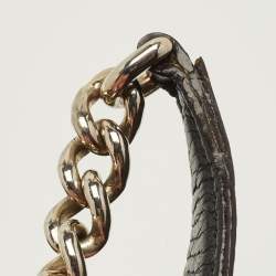 مملوكة مسبقًا Gucci Soho Chain Medium Black Leather Shoulder Bag