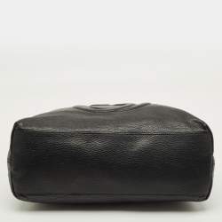 مملوكة مسبقًا Gucci Soho Chain Medium Black Leather Shoulder Bag