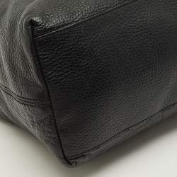 مملوكة مسبقًا Gucci Soho Chain Medium Black Leather Shoulder Bag