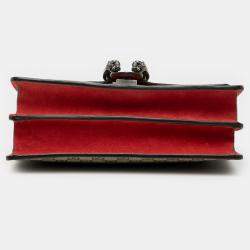 مملوكة مسبقًا حقيبة كتف غوتشي GG متوسطة ديونيسوس بنية حمراء