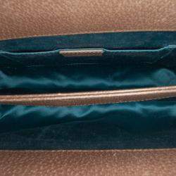 مملوكة مسبقًا Gucci Brown Small GG Supreme Web Ophidia Chain Crossbody