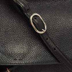 مملوكة مسبقًا حقيبة كتف غوتشي بامبو ديلي بشرابة جلد سوداء