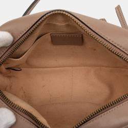 مملوكة مسبقًا Gucci Brown Mini GG Marmont Matelasse Leather Crossbody