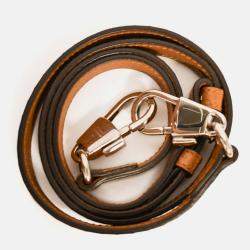 Pre Owned Gucci Brown Grained Leather Interlocking G Horsebit Zumi Medium Tote with Strap