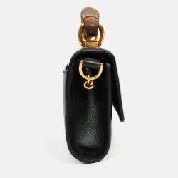 مملوكة مسبقًا Gucci Black Leather Diana Mini Top Handle with Chain