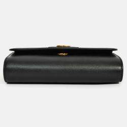 مملوكة مسبقًا Gucci Black Leather Diana Mini Top Handle with Chain