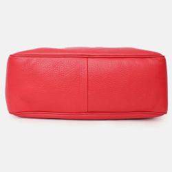 مملوكة مسبقًا حقيبة كتف سلسلة سوهو جلد أحمر غوتشي