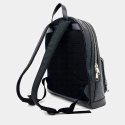 مملوكة مسبقًا حقيبة ظهر غوتشي سيمالين جلد أسود