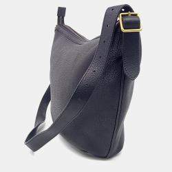 مملوكة مسبقًا Gucci Black Leather Half Moon Hobo Bag