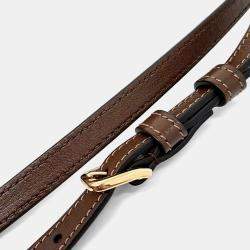 مملوكة مسبقًا Gucci Beige Brown PVC Horsebit 1955 Mini Bag