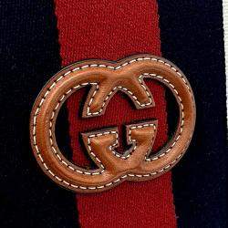 مملوكة مسبقًا حقيبة يد وغوتشي كتف ميني قماش متعدد الألوان بتداخل حرف G