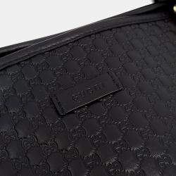 مملوكة مسبقًا Gucci Black Leather Micro Cimaline Shopper Bag