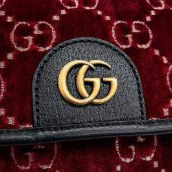 مملوكة مسبقًا حقيبة ظهر غوتشي مارمونت مخمل أحمر مخمل