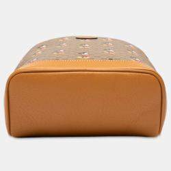 Pre Owned حقيبة ظهر قبة غوتشي ديزني بني ميكي ماوس جي جي سوبريم ميكرو صغيرة