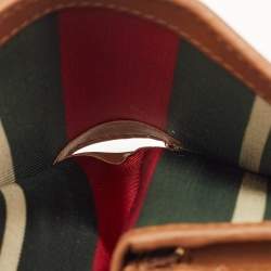 مملوكة مسبقًا Gucci GG Emblem Beige/Brown Supreme Canvas and Leather Bifold Wallet