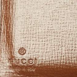 مملوكة مسبقًا Gucci Horsebit 1955 Beige/Brown GG Supreme Canvas and Leather Compact Wallet