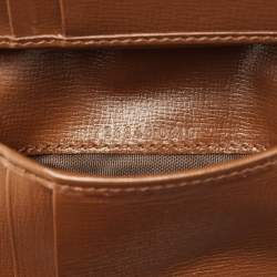 مملوكة مسبقًا Gucci Horsebit 1955 Beige/Brown GG Supreme Canvas and Leather Compact Wallet