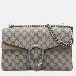 مملوكة مسبقًا Gucci Brown Medium GG Supreme Dionysus Shoulder Bag