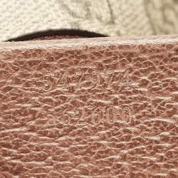 مملوكة مسبقًا Gucci Top Zip Beige GG Supreme Canvas Tote