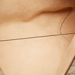 مملوكة مسبقًا Gucci Top Zip Beige GG Supreme Canvas Tote