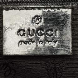 مملوكة مسبقًا Gucci Jolie Black/Beige GG Canvas and Patent Leather Tote