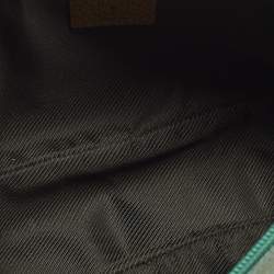 Pre Owned حقيبة غوتشي بوت قماش GG أخضر/بني بوشت