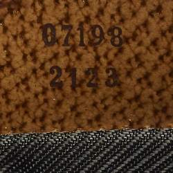 Pre Owned حقيبة غوتشي بوت قماش GG أخضر/بني بوشت