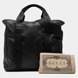 مملوكة مسبقًا Gucci Black GG Crystal Tote