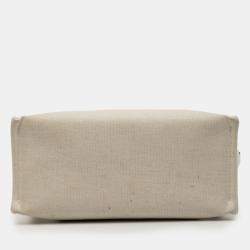 Pre Owned حقيبة غوتشي حمل كانفاس شعار بني متوسطة