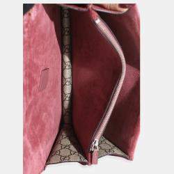 Pre Owned Gucci Beige Multicolor Dry Rose GG Supreme Canvas Blooms Medium Dionysus Bag